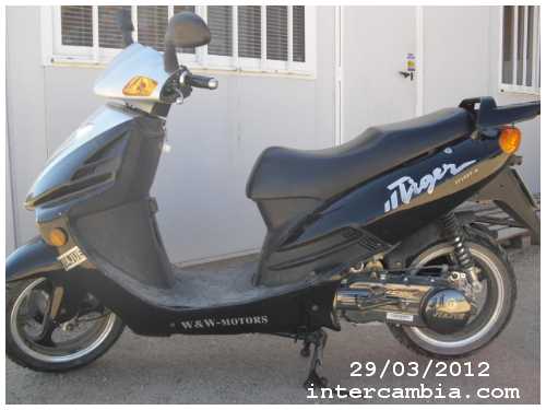 Scooter en Madrigueras