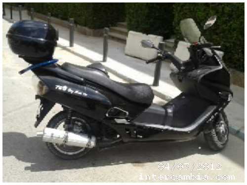 Scooter en San pedro del pinatar